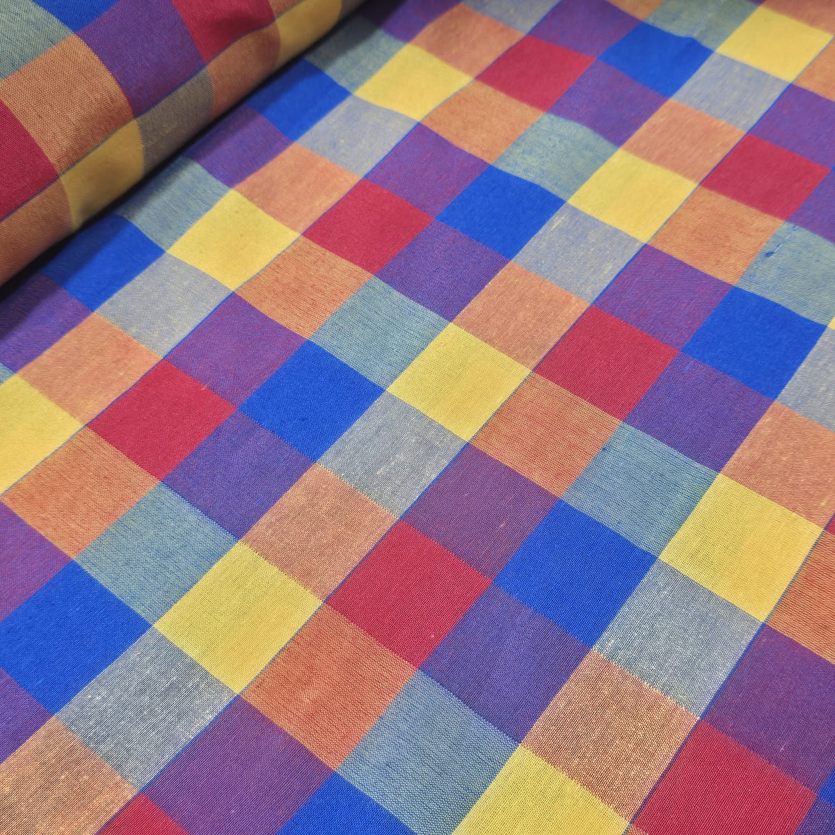 Royal Blue Mustard Red