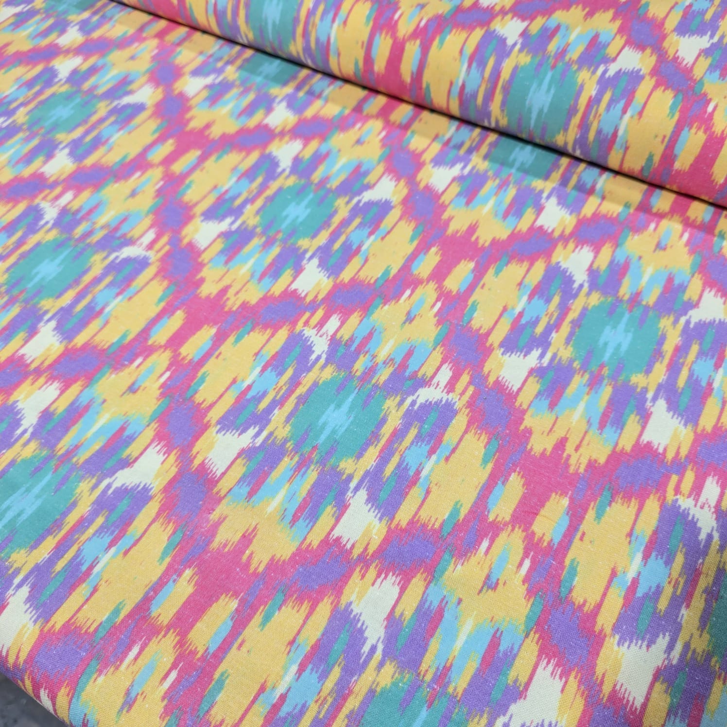 Premium Cotton Linen Blend Fabric – 58