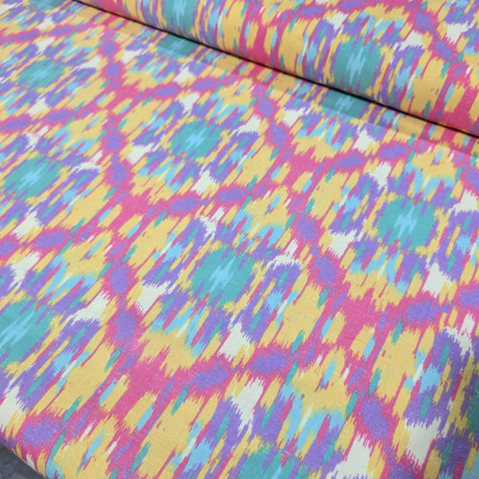 Pastel Multi-Colour Ikat