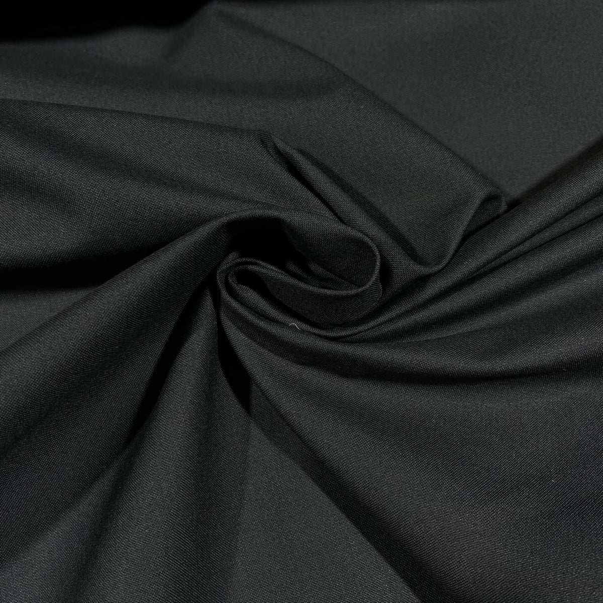 Black Extra Heavy Canvas Fabric 100% Cotton Upholstery Weight Quality 148cm wide