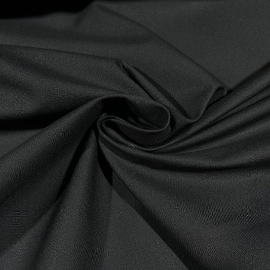 Black Extra Heavy Canvas Fabric 100% Cotton Upholstery Weight Quality 148cm wide
