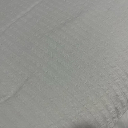 100% Cotton Seersucker Fabric Crush Stripe Costume Craft Dress Material 44"