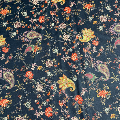 FLORAL COTTON POPLIN FABRIC Rose & Hubble Roses Ditsy Flower MATERIAL 58" Meter