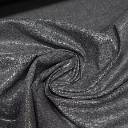100% Cotton White / Black Woven Iron-On Fusible Interfacing Fabric 90cm By Meter