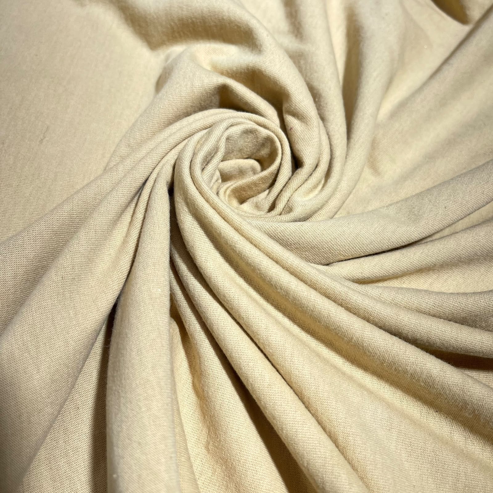 Clearance 100% Knitted Jersey Cotton Stretch Interlock Fabric Material 58