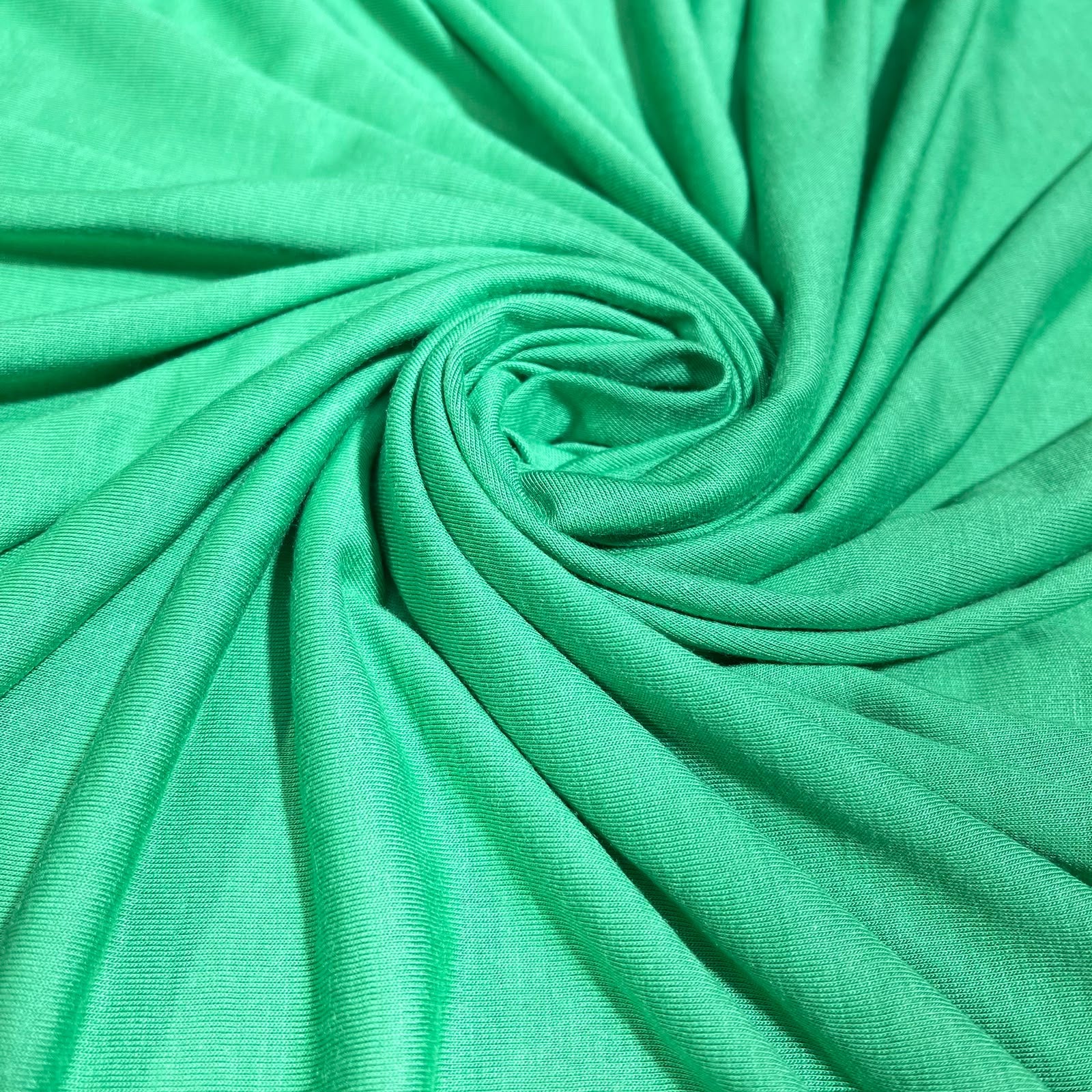 Clearance 100% Knitted Jersey Cotton Stretch Interlock Fabric Material 58