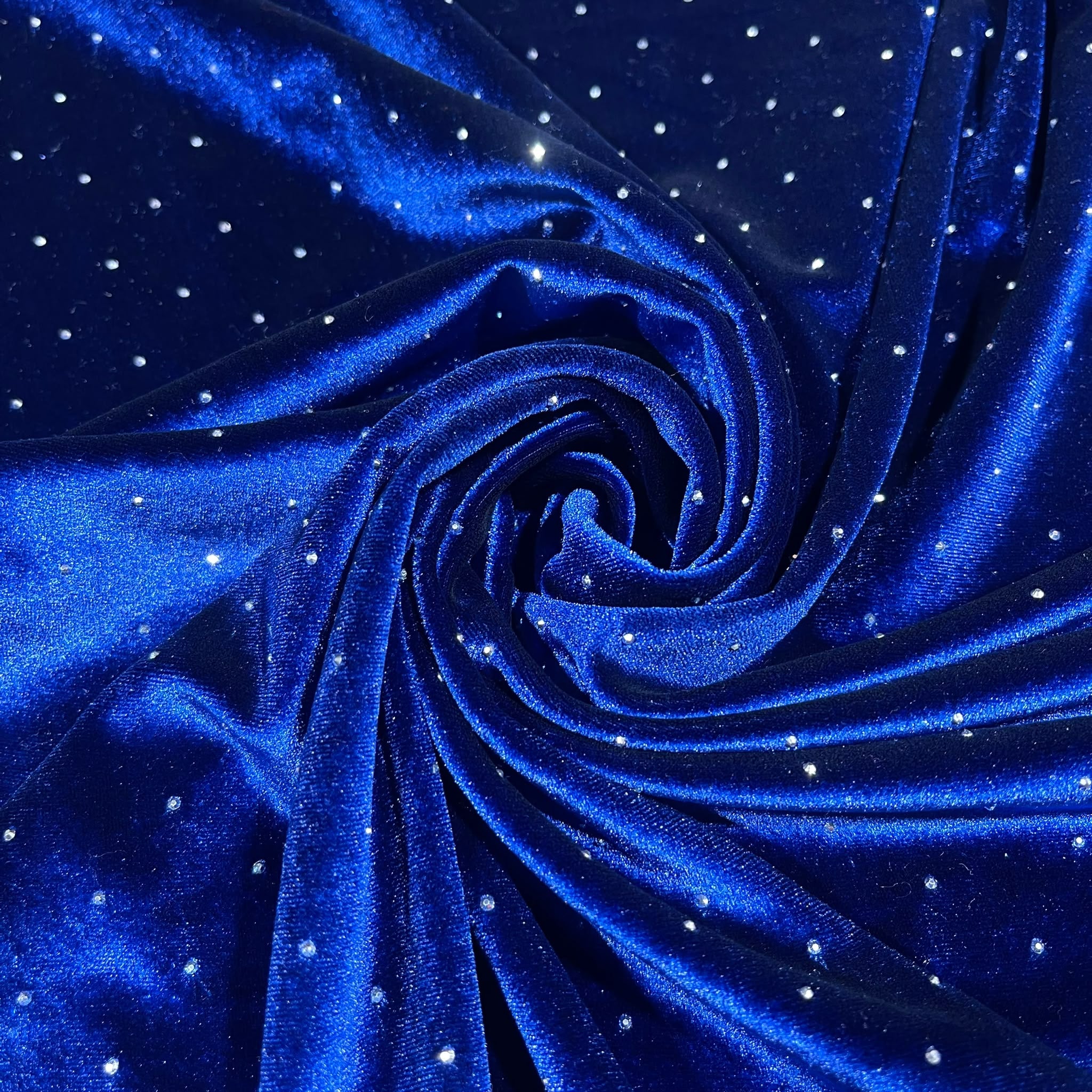 Luxurious Soft Stud Velour Velvet Fabric Stretch Dress Craft Material 58