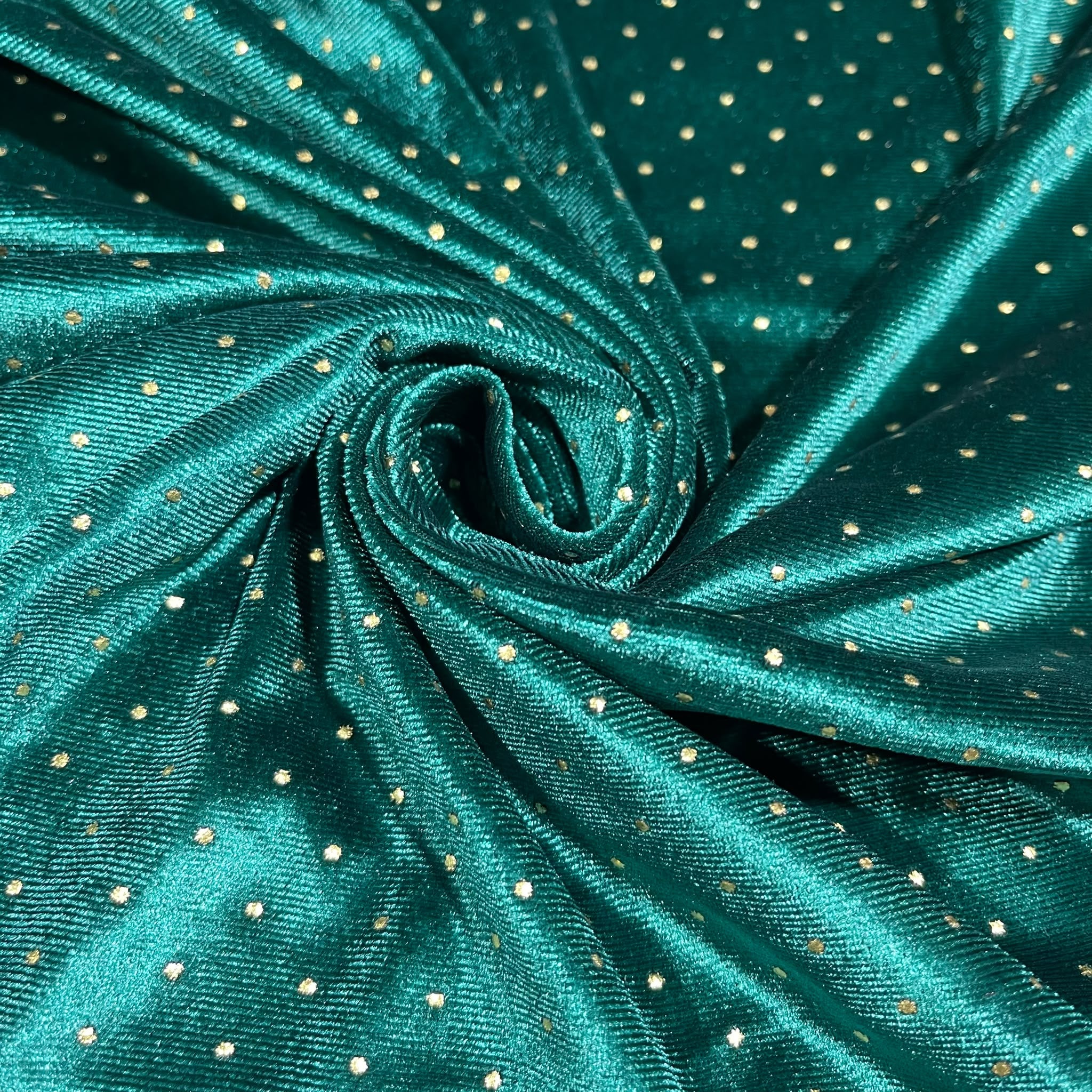 Luxurious Soft Stud Velour Velvet Fabric Stretch Dress Craft Material 58
