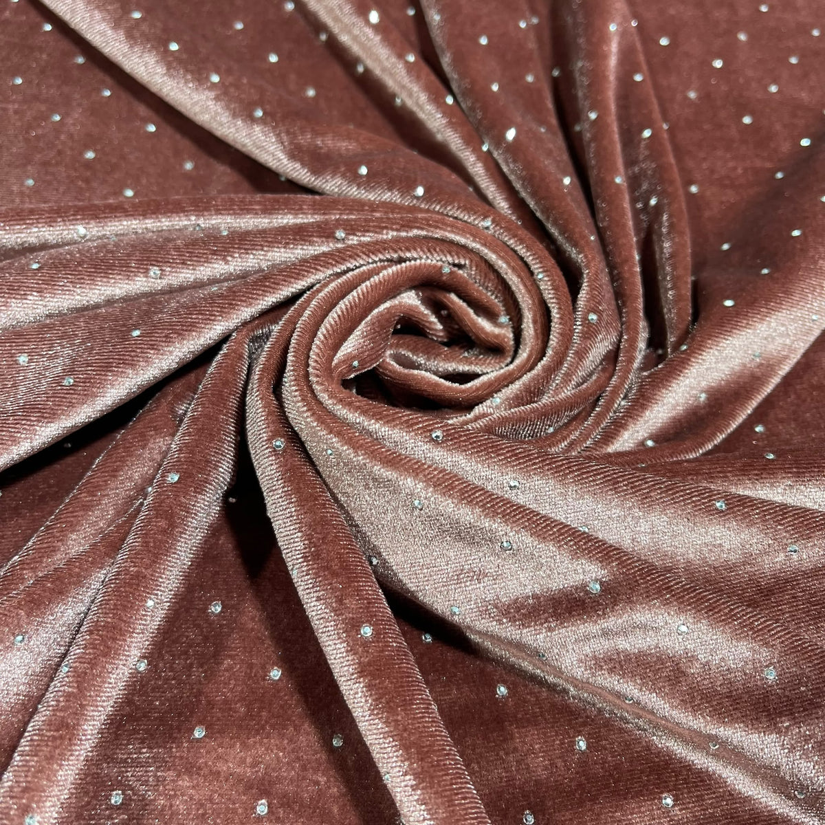 Luxurious Soft Stud Velour Velvet Fabric Stretch Dress Craft Material 58" Wide