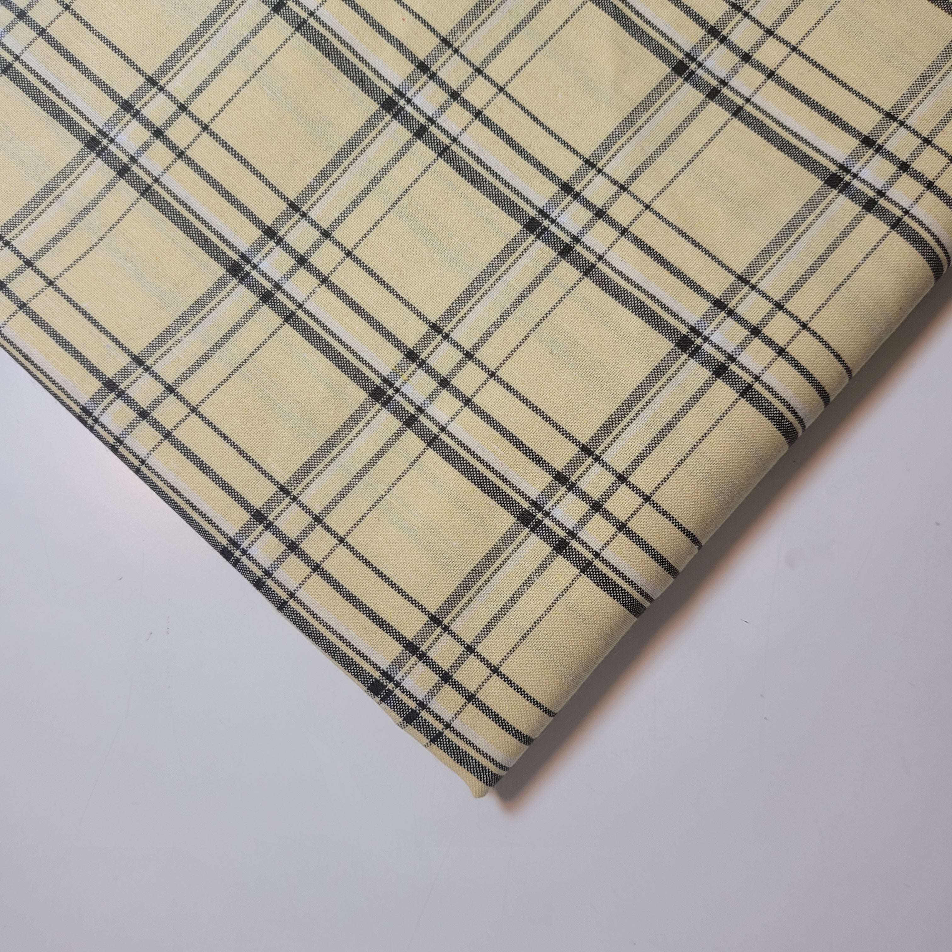 100% Cotton Tartan & Check Plaid Fabric – 58