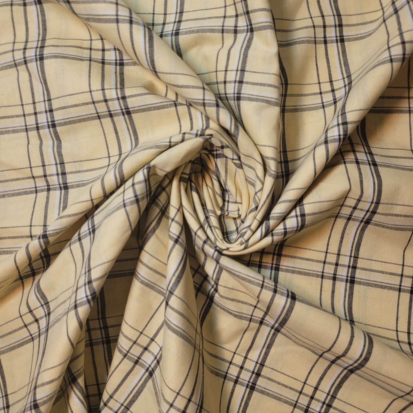 100% Cotton Tartan & Check Plaid Fabric – 58" Wide Stripe Dress, Quilting & Craft Material by the Metre