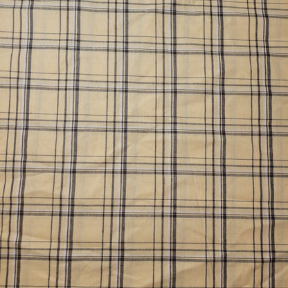 100% Cotton Tartan & Check Plaid Fabric – 58" Wide Stripe Dress, Quilting & Craft Material by the Metre