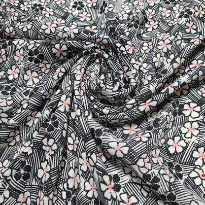 Floral, Polka, Animal & Paisley Printed Fabric – 58" Wide Georgette, Chiffon & Crepe Dress Material