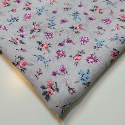 Floral, Polka, Animal & Paisley Printed Fabric – 58" Wide Georgette, Chiffon & Crepe Dress Material