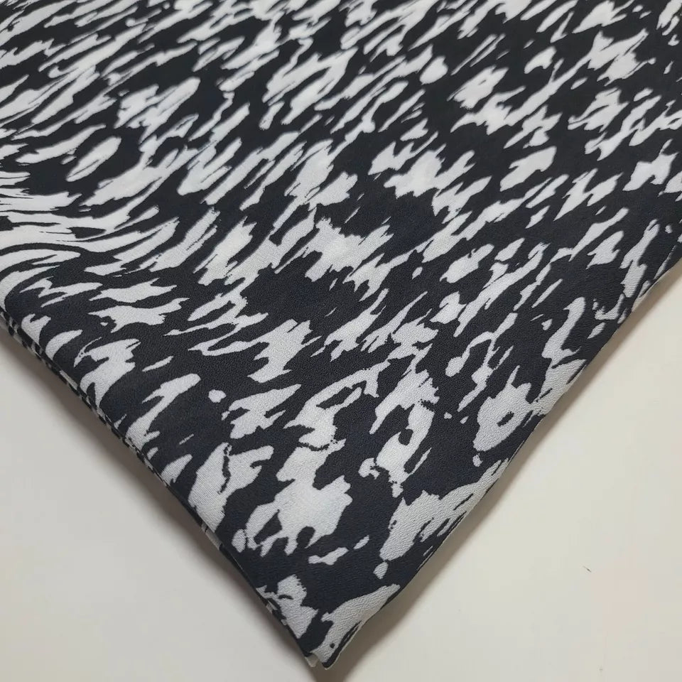 Floral, Polka, Animal & Paisley Printed Fabric – 58" Wide Georgette, Chiffon & Crepe Dress Material