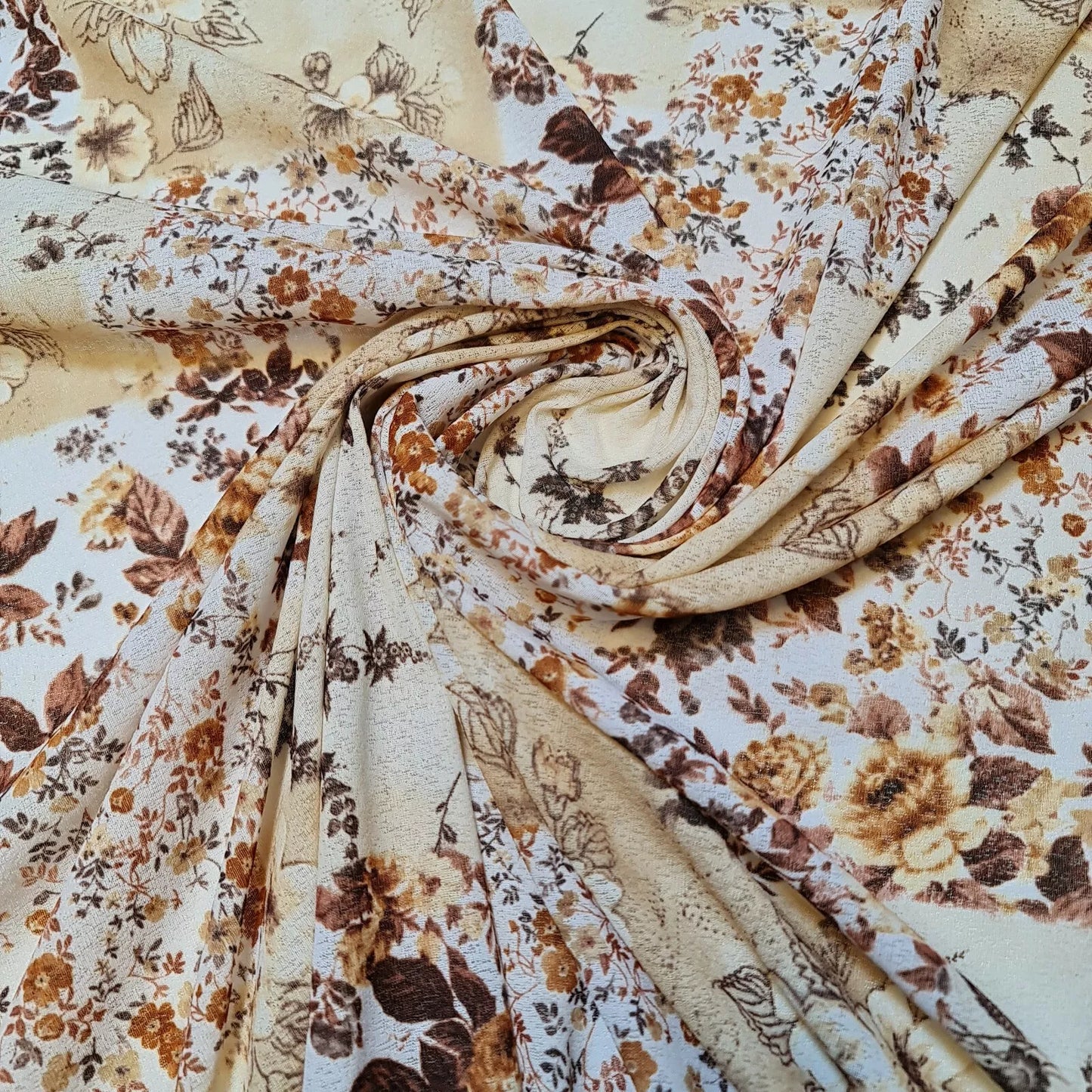 Floral, Polka, Animal & Paisley Printed Fabric – 58" Wide Georgette, Chiffon & Crepe Dress Material
