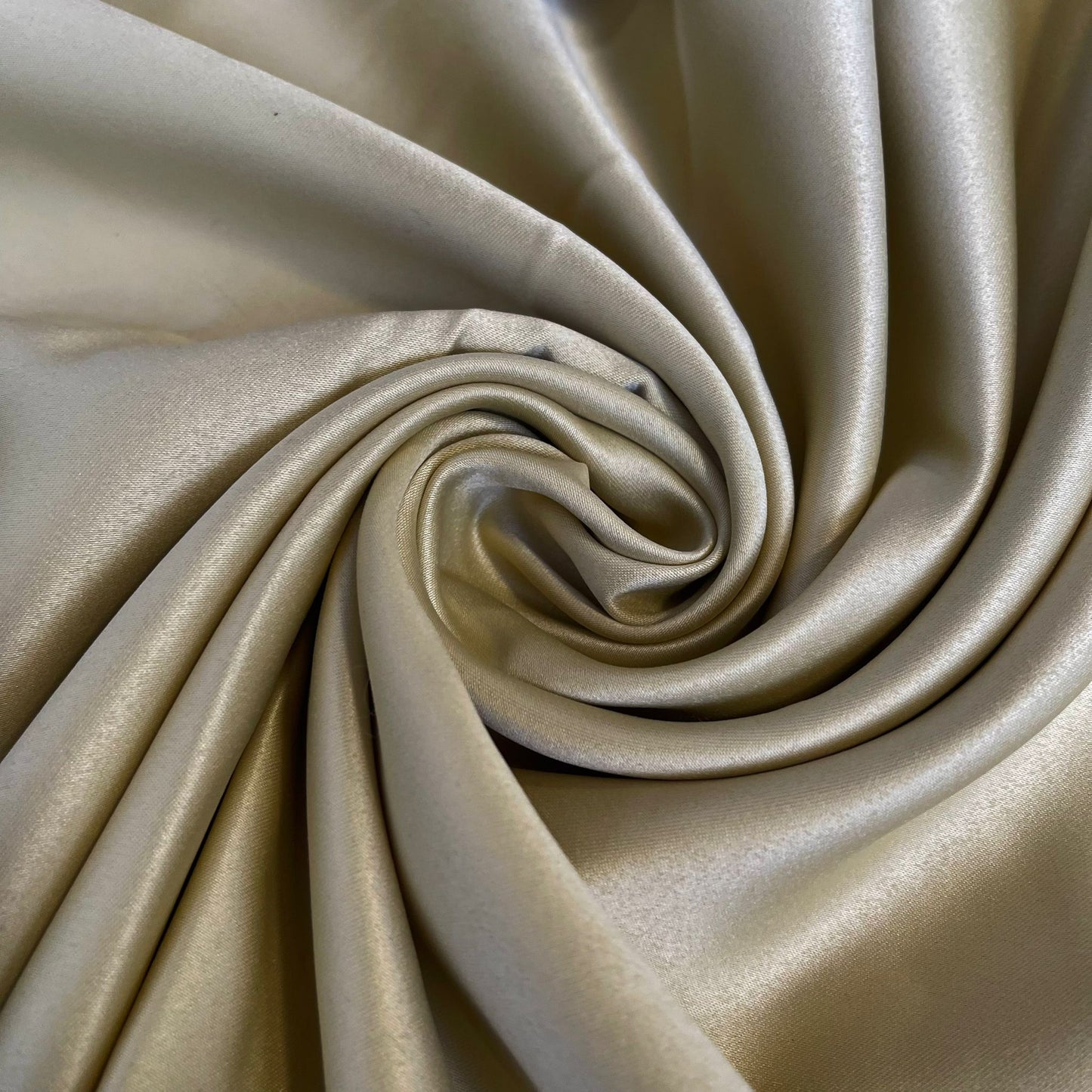 Light Weight Wedding Dull Duchess Satin Fabric Bridal Gown Dress Material 58" Wide By The Meter  Champagne Gold