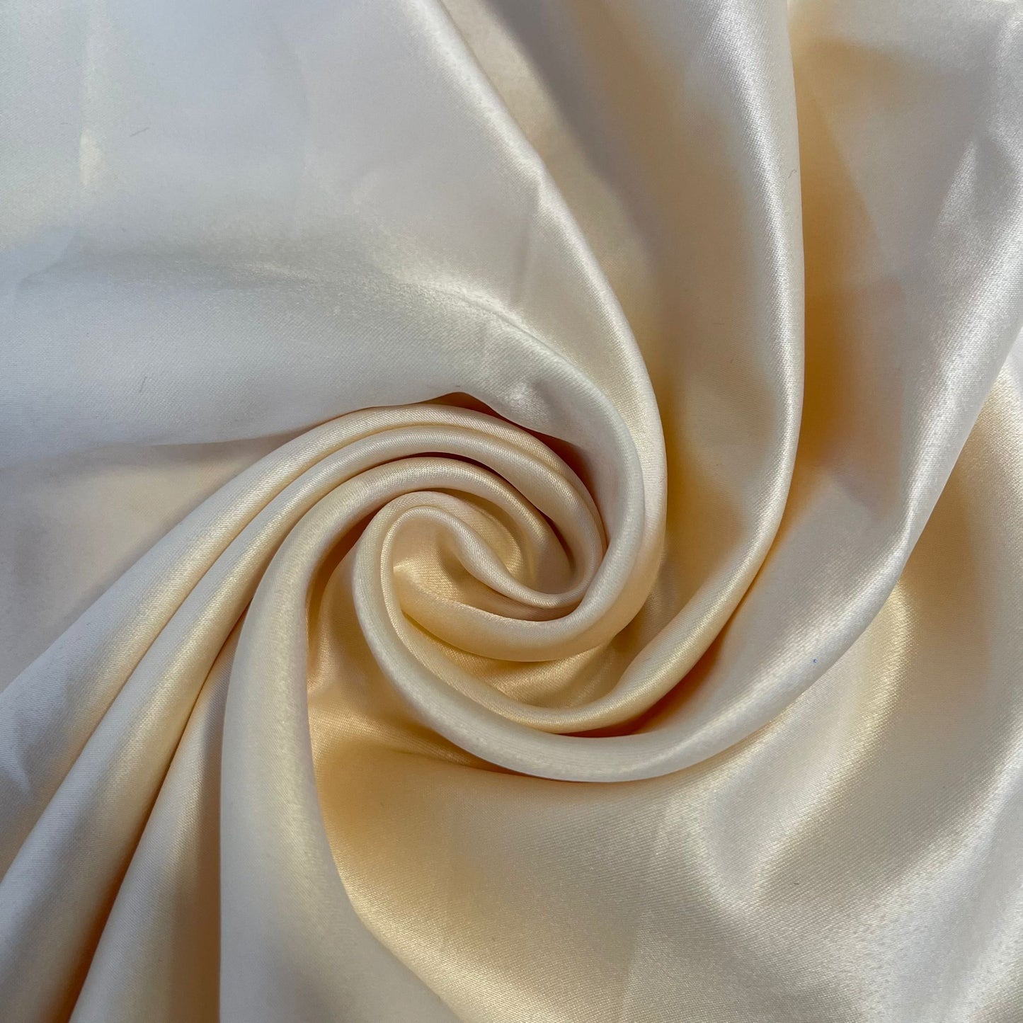 Light Weight Wedding Dull Duchess Satin Fabric Bridal Gown Dress Material 58" Wide By The Meter  Cream