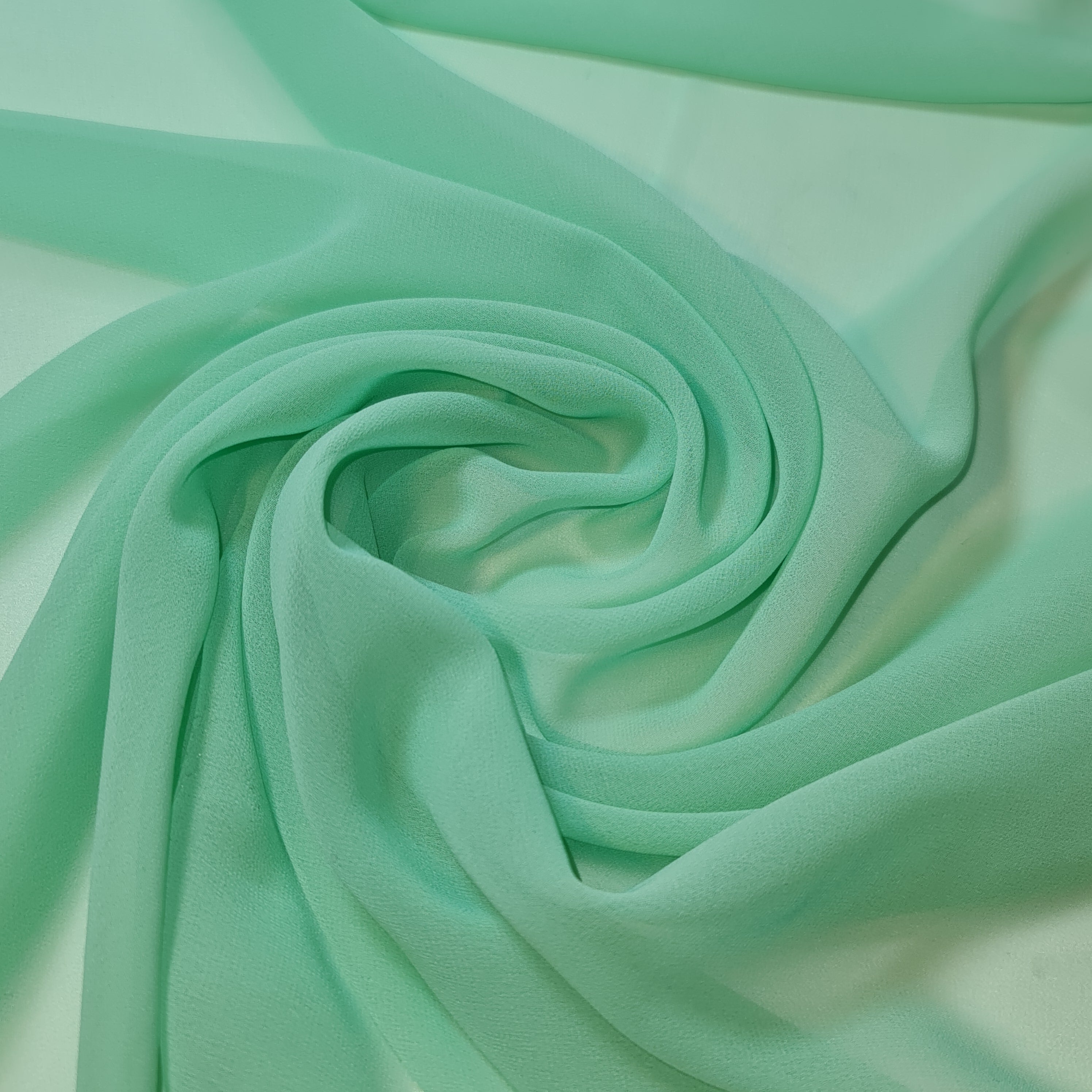 Chiffon Sheer Plain Soft Polyester Fabric – 44