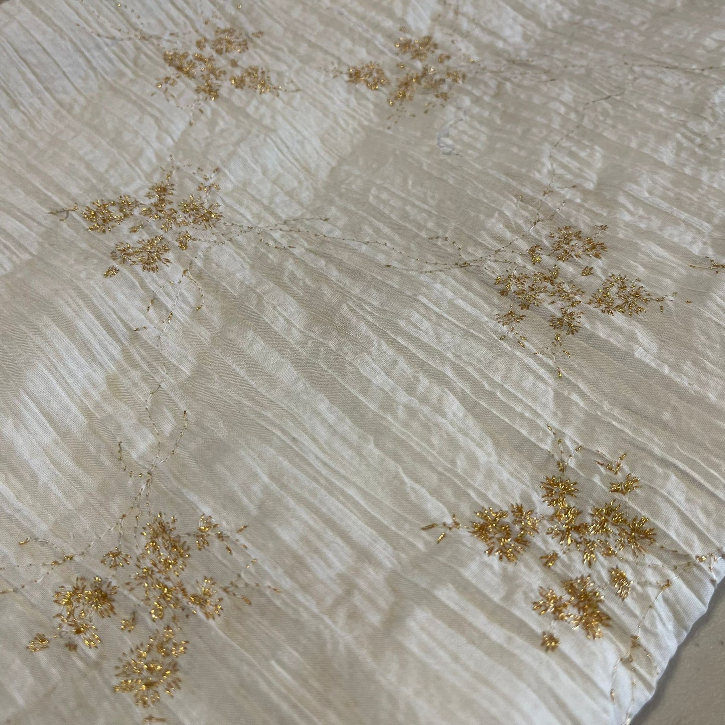 100% Cotton Crush Fabric Crinkle Craft Dress Costume Material 50" Meter