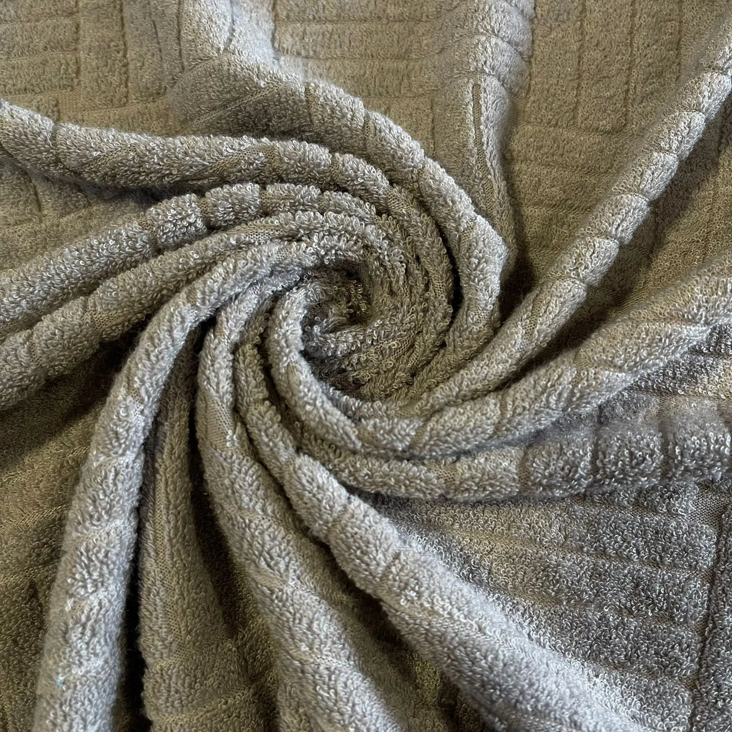 Towelling Fabric Textured Terry Cloth Soft Absorbent Towel Craft Material 58" Wide By The Meter
