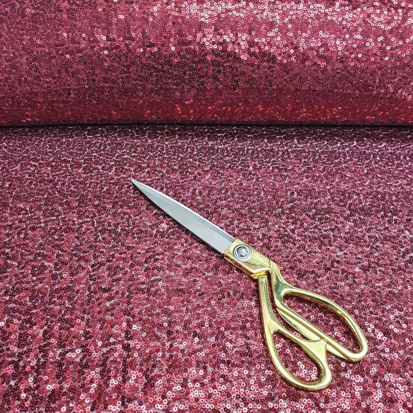 Sequin Fabric – Sparkly Shiny Bling, 58" Wide Dress, Craft & Table Drape Material with 50" Embroidered Sequins