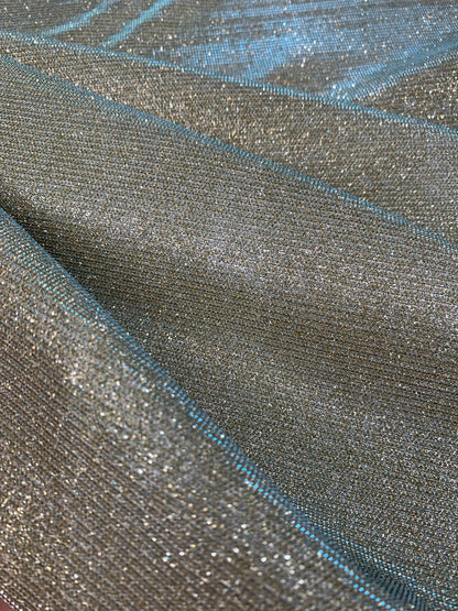 Shimmer Moonlight Stretch Glitter Nylon Fabric – 58" Wide Stardust Backdrop, Dress & Craft Material
