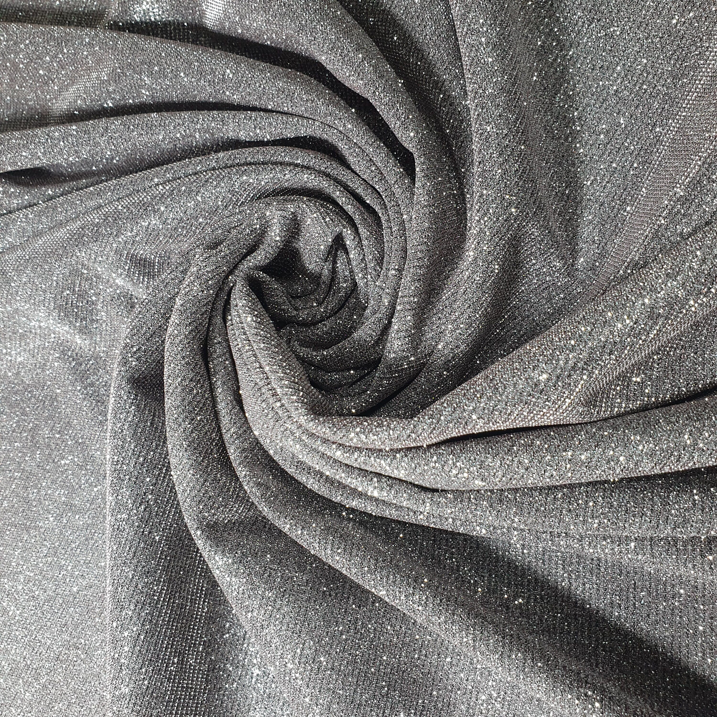 Shimmer Moonlight Stretch Glitter Nylon Fabric – 58