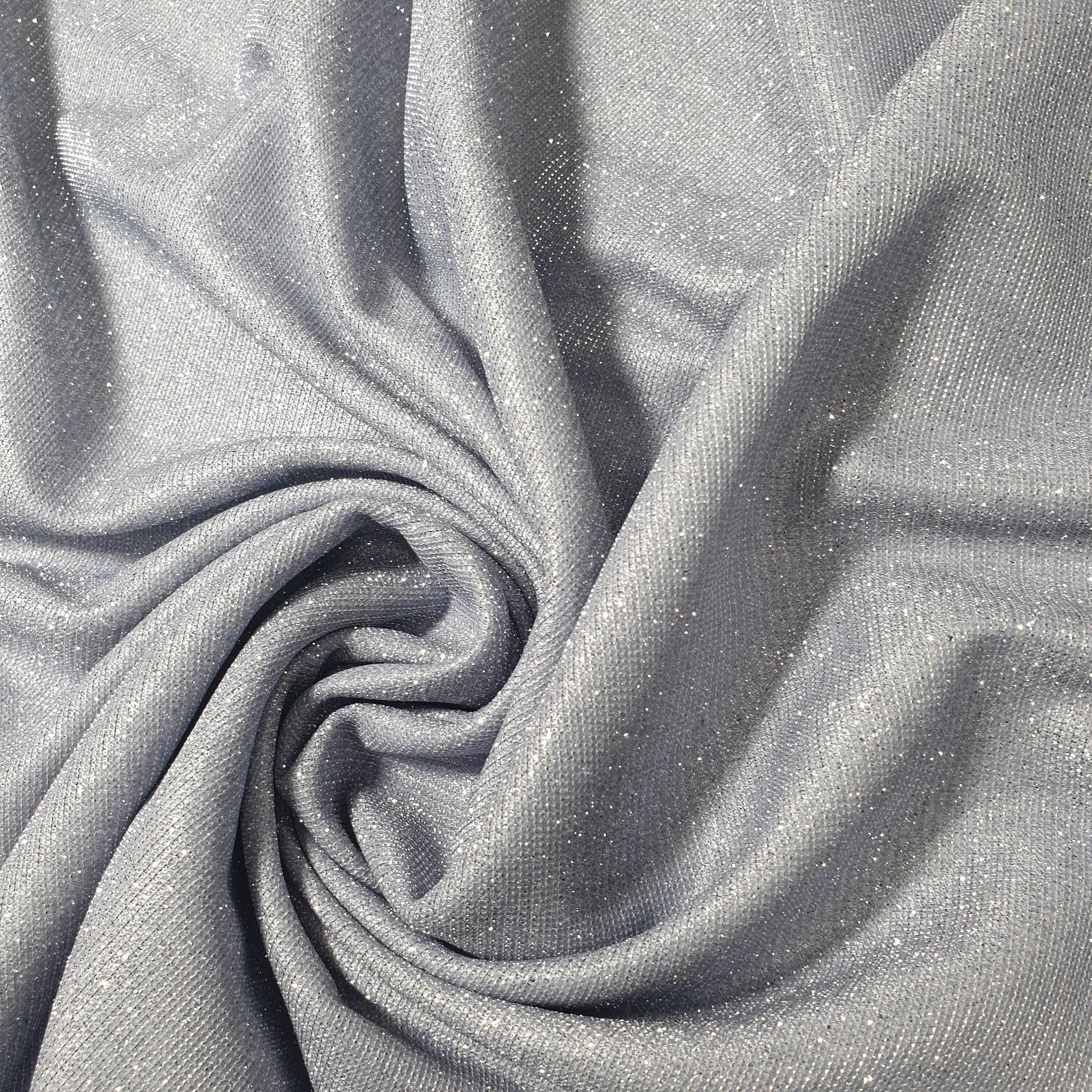 Shimmer Moonlight Stretch Glitter Nylon Fabric – 58