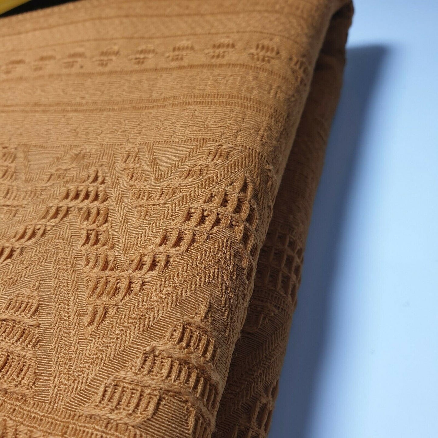 Ochre Mustard Yellow 100% Cotton Designer Dress Curtain Upholstery Craft Fabric Available in Various sizes