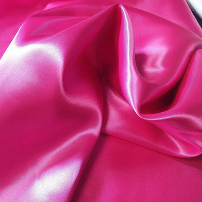 Luxury Poly Silk Satin Fabric – 58” Wide | Smooth, Shiny, Plain Material for Dressmaking, Crafts & Weddings – Sold by the Metre (EPR)