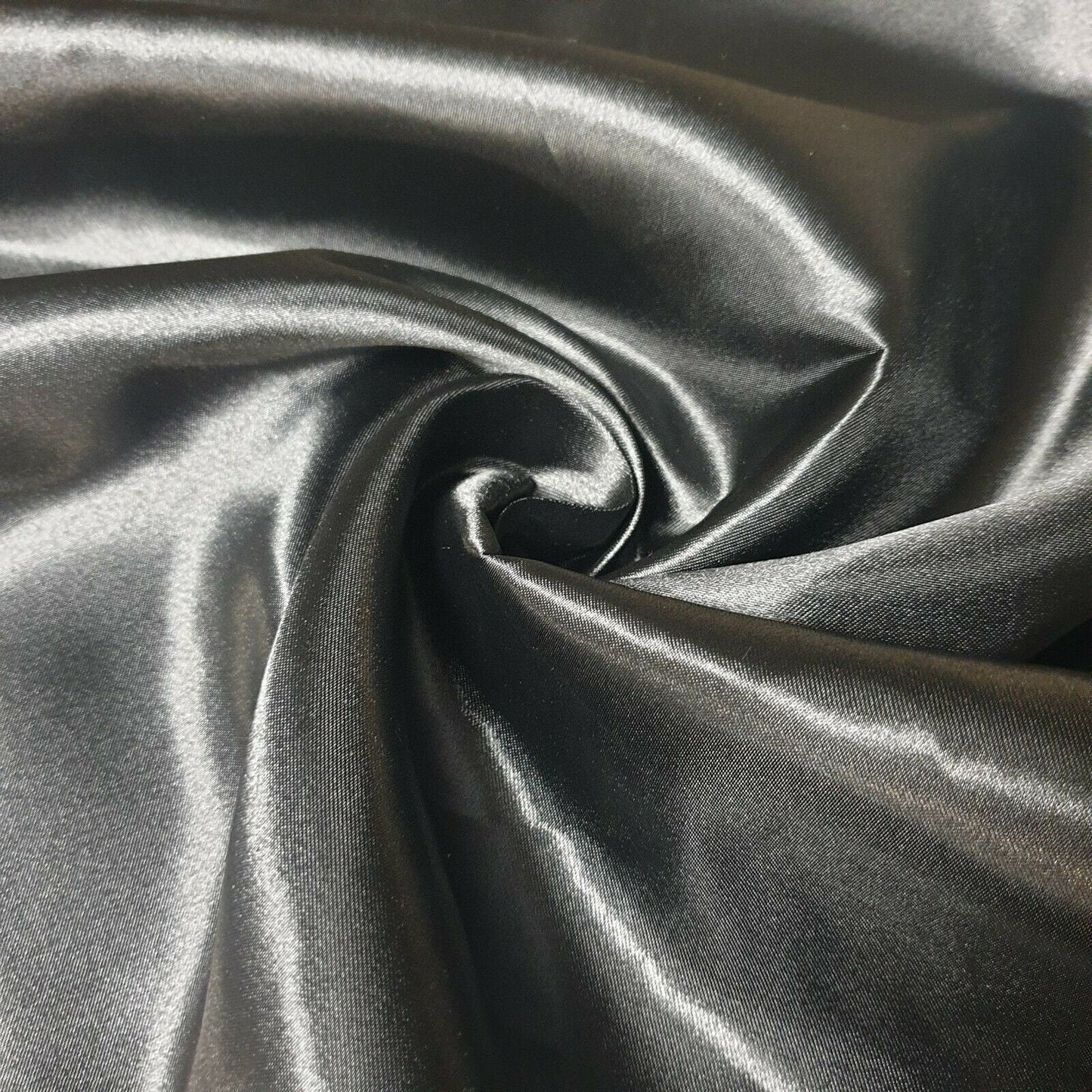Luxury Poly Silk Satin Fabric – 58” Wide | Smooth, Shiny, Plain Material for Dressmaking, Crafts & Weddings – Sold by the Metre (EPR)