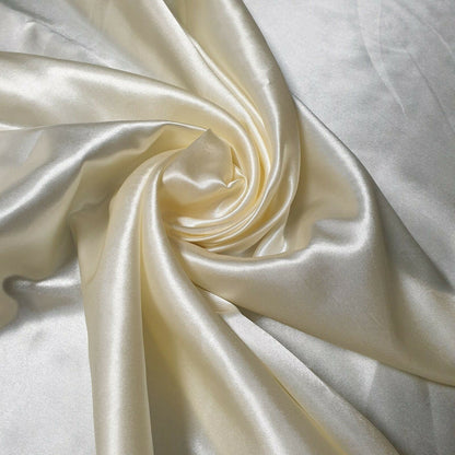 Luxury Poly Silk Satin Fabric – 58” Wide | Smooth, Shiny, Plain Material for Dressmaking, Crafts & Weddings – Sold by the Metre (EPR)