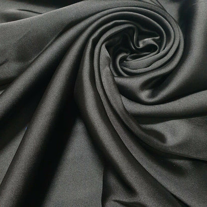 Silky Charmeuse Satin Fabric – 44" Wide Luxury Glossy Silk-Like Weave for Bridal Dress, Draping & Décor