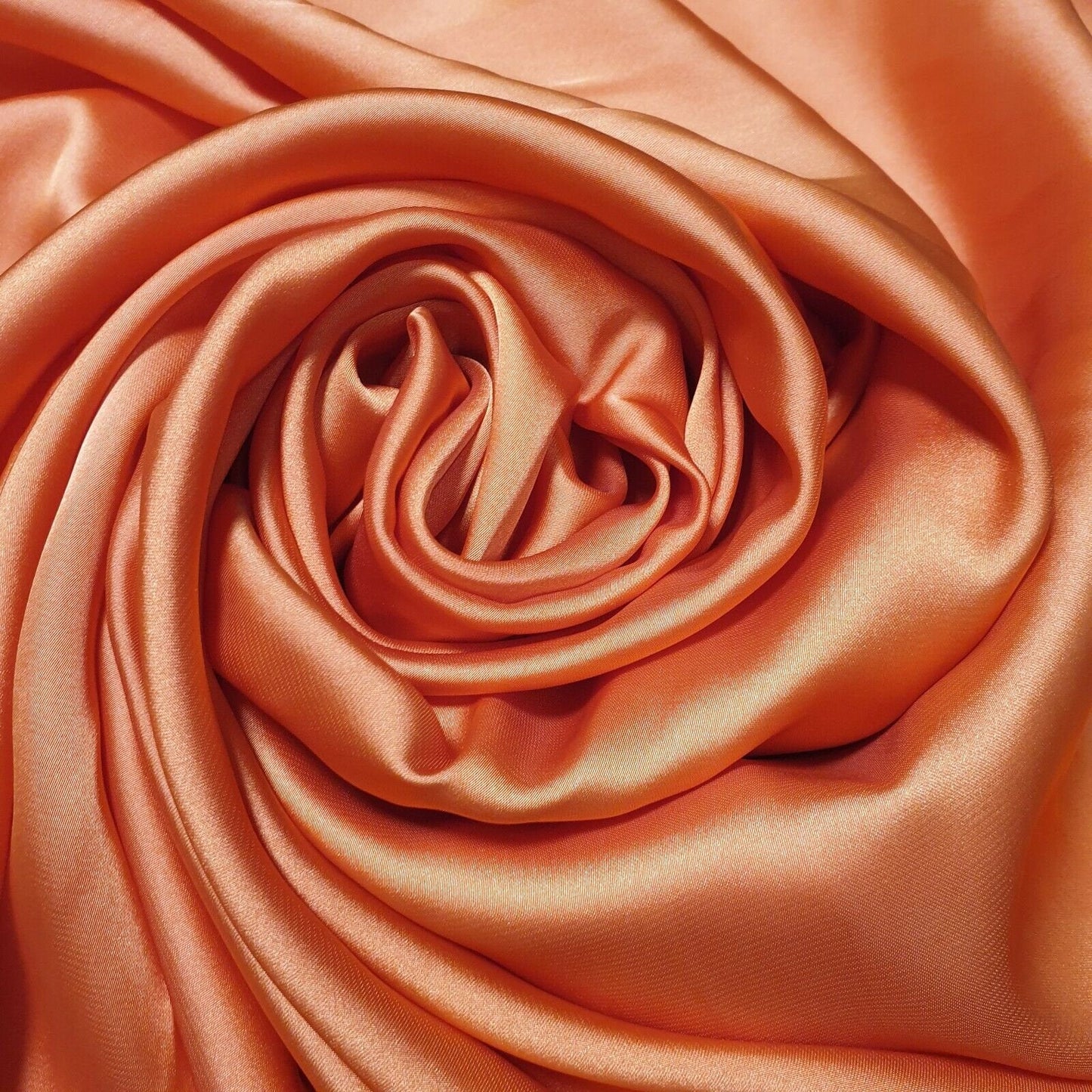 Silky Charmeuse Satin Fabric – 44" Wide Luxury Glossy Silk-Like Weave for Bridal Dress, Draping & Décor