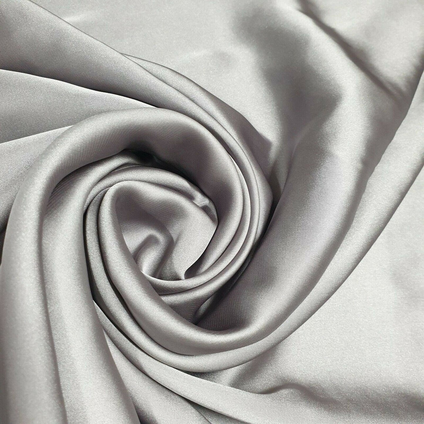 Silky Charmeuse Satin Fabric – 44" Wide Luxury Glossy Silk-Like Weave for Bridal Dress, Draping & Décor