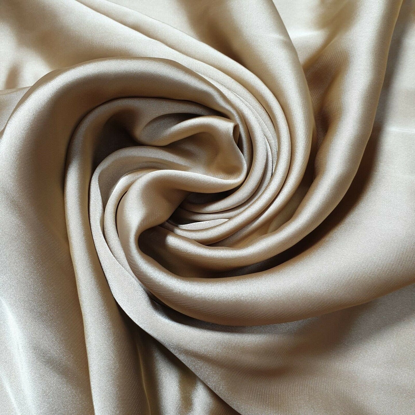 Silky Charmeuse Satin Fabric – 44" Wide Luxury Glossy Silk-Like Weave for Bridal Dress, Draping & Décor