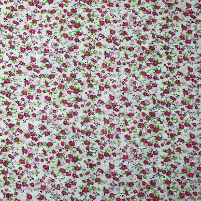 Printed Polycotton Fabric – 44" Wide – Floral, Animal, Nautical, Stars, Stripes, Fruit & Seasonal Craft Material by the Metre