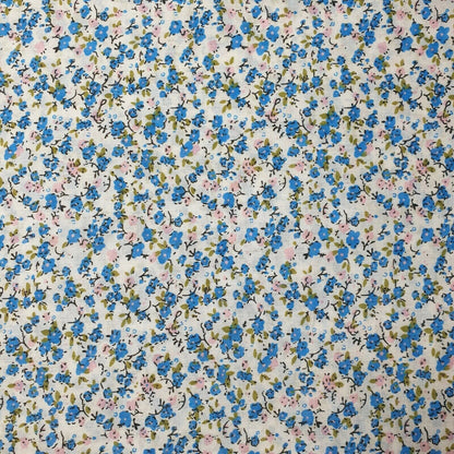 Printed Polycotton Fabric – 44" Wide – Floral, Animal, Nautical, Stars, Stripes, Fruit & Seasonal Craft Material by the Metre