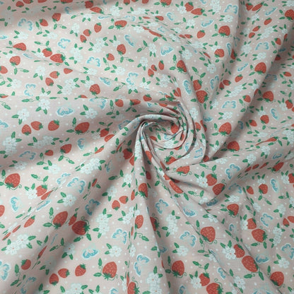 Printed Polycotton Fabric – 44" Wide – Floral, Animal, Nautical, Stars, Stripes, Fruit & Seasonal Craft Material by the Metre