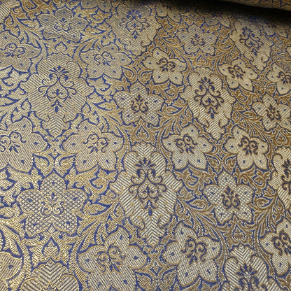Indian Jacquard Banarasi Brocade Fabric – 44" Wide Print for Dress, Craft & Décor by the Metre