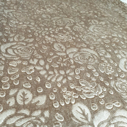 Roses Floral Embossed Stretch Velvet Velour Fabric – 58" Wide Premium Dress & Craft Material