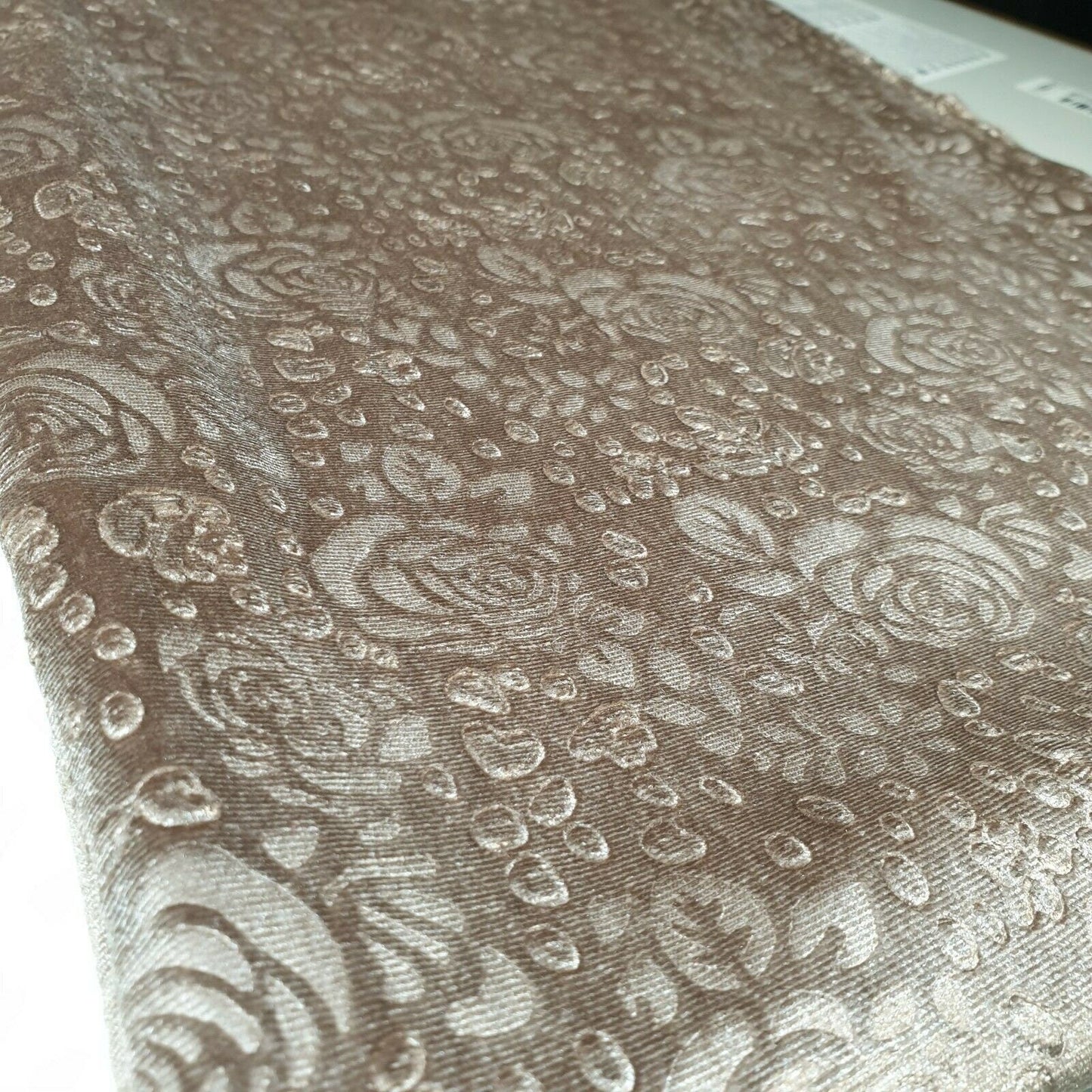 Roses Floral Embossed Stretch Velvet Velour Fabric – 58" Wide Premium Dress & Craft Material