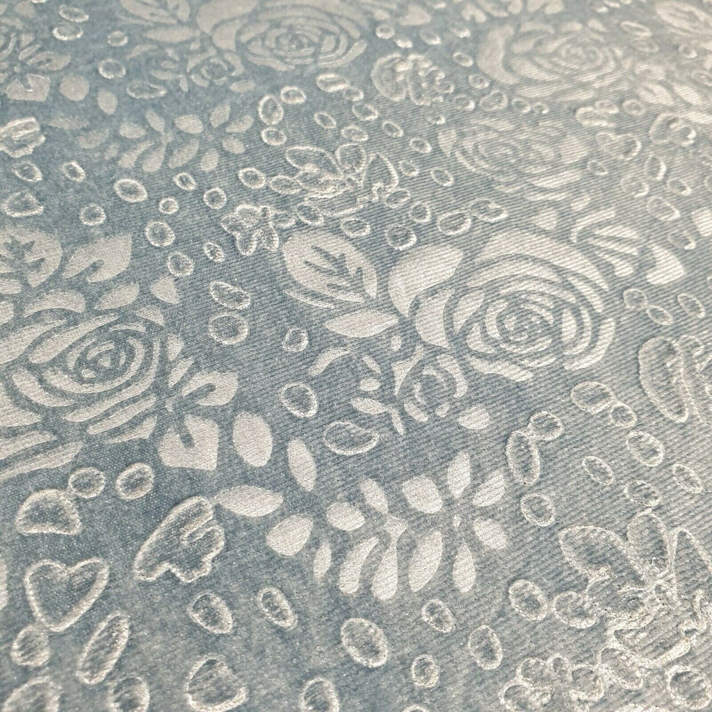 Roses Floral Embossed Stretch Velvet Velour Fabric – 58" Wide Premium Dress & Craft Material