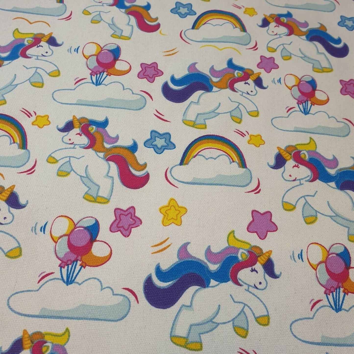 100% Cotton Printed Canvas Fabric – 58" Wide Durable Material for Crafts, Bags & Home Décor
