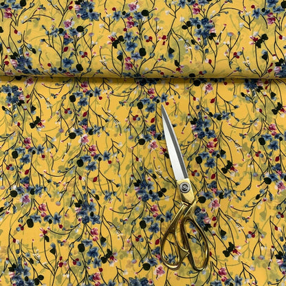 Floral, Polka, Animal & Paisley Printed Fabric – 58" Wide Georgette, Chiffon & Crepe Dress Material