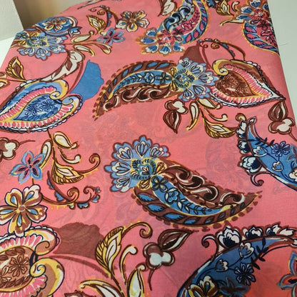 Floral, Polka, Animal & Paisley Printed Fabric – 58" Wide Georgette, Chiffon & Crepe Dress Material