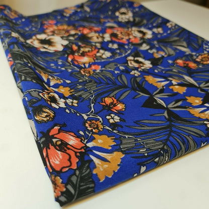 Floral, Polka, Animal & Paisley Printed Fabric – 58" Wide Georgette, Chiffon & Crepe Dress Material