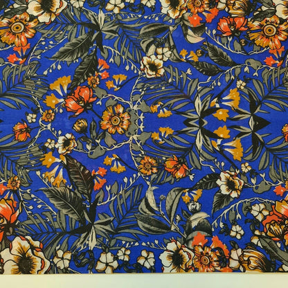Floral, Polka, Animal & Paisley Printed Fabric – 58" Wide Georgette, Chiffon & Crepe Dress Material