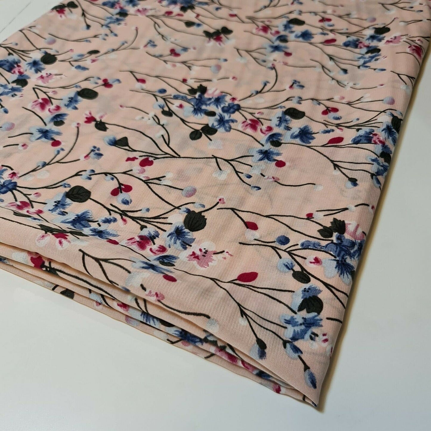 Floral, Polka, Animal & Paisley Printed Fabric – 58" Wide Georgette, Chiffon & Crepe Dress Material